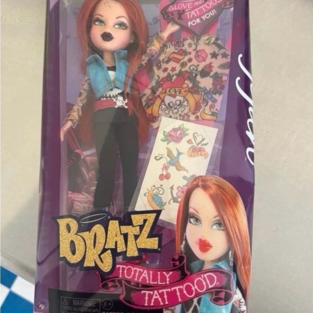 Bratz Totally Tattooed Doll with Red Hair